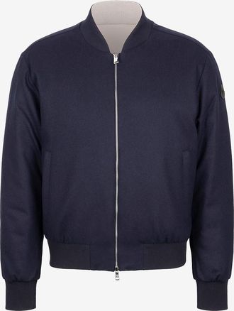 Moncler Wendbare Bomberjacke aus Kaschmir und Nylon Villerest