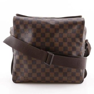 Louis Vuitton Pre-owned Cross Body Bags, male, Brown, Size: ONE SIZE Pre-owned Naviglio Shoulder Bag