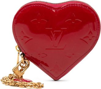 Louis Vuitton Pomme Damour Red Color Patent Leather Coin Purse/Coin Case (Pre-Owned)