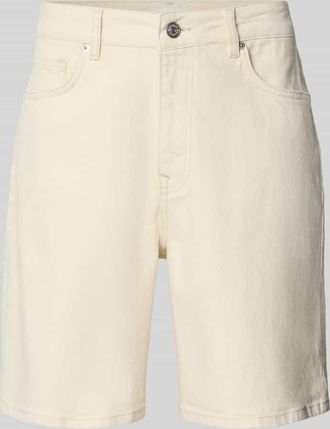 Selected Relaxed Fit Jeansshorts aus Baumwoll-Mix Modell LOOSE ALEX SUMMER in Offwhite, Gr&ouml;&szlig;e XL