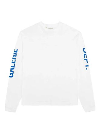 Gallery Dept. French Collector T-shirt met logoprint en lange mouwen - Wit