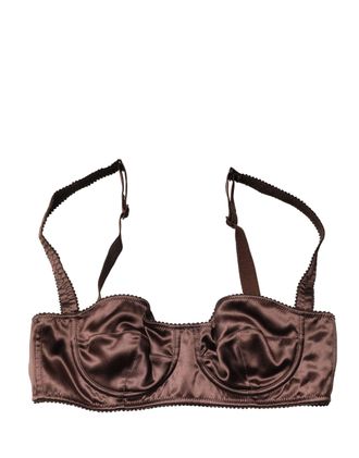 Dolce & Gabbana Semi-Pad Underwire Balconette Bra - Brown