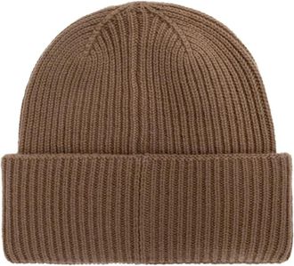Max Mara Mmretina Beanie - Dames - Hoeden - Bruin - ONE Size - Kasjmier - Accessoires