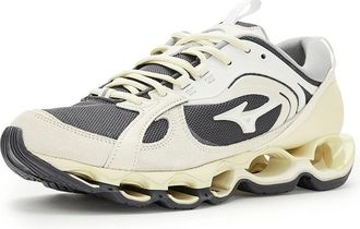 Mizuno Wave Prophecy Beta 2 Shoes Dark Shadow/White : Mens 10.5 - Womens 12 Medium, Leather/Suede