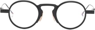 Thom Browne round-frame glasses - Grey