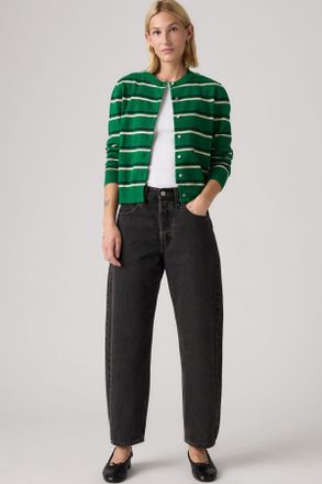 Levi's Vaqueros tobilleros Taper de los 80 - Mujer - 23X26 - Negro / Influential Lady Stone