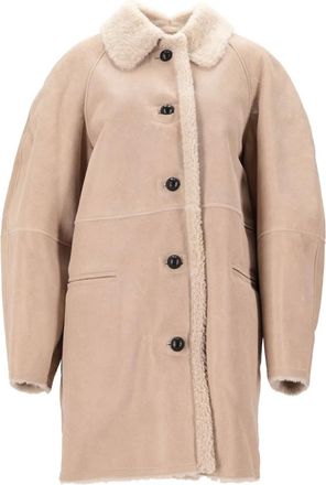 Isabel Marant Berthie buttoned coat - Neutrals