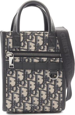 Dior Pre-owned Dior Mini Oblique Canvas Safari North-South Tote Unisex S28QDTSVQ1DSAI0D