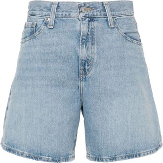 Levi's High Baggy shorts - women - Cotton - 23 - Blue