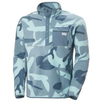 Helly Hansen Maridalen Printed Fleece Fleecepullover f&uuml;r Herren | t&uuml;rkis