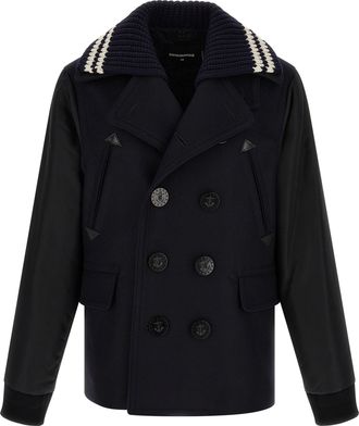 Dsquared2 Dsquared&sup2; Wool Mens Coat