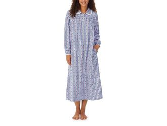 Lanz of Salzburg Classic 50 Peterpan Gown Womens Pajama Heart Tyrolean : MD, Flannel/Cotton