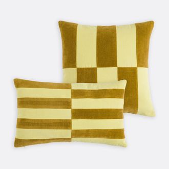 La Redoute Interieurs Fluwelen kussenhoes, TABAKA