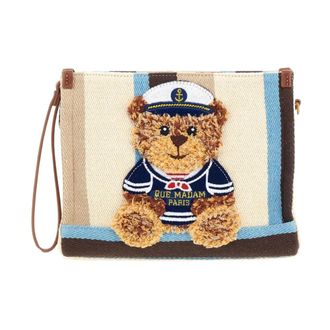 Rue Madam Marvin Clutch Zomer - Dames - Tassen - Veelkleurig - Maat: ONE Size Katoen