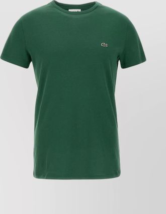 Lacoste cotton logo patch t-shirt