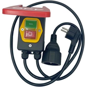 OEM Interruptor Monof&aacute;sico De 220 V, Interruptor De Seguridad, Interruptor De Tensi&oacute;n Cero Con Enchufe, Interruptor De Parada De Emergencia Con Enchufe Eu