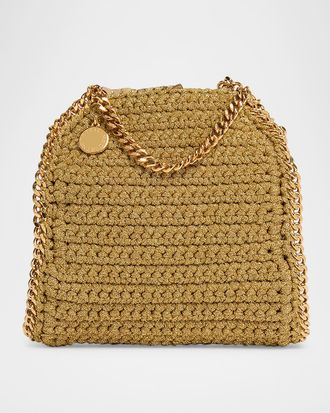 Stella McCartney Falabella Tiny Crochet Chain Crossbody Bag