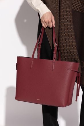 Furla Ava Large Shopper Bag, Womens, Red