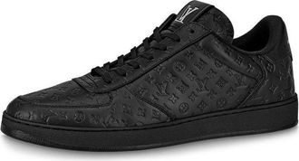 Louis Vuitton Rivoli Sneakers Black Mini Monogram 1AARHO