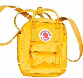 Fj&auml;llr&auml;ven Womens K&aring;nken Sling Bag In Ochre