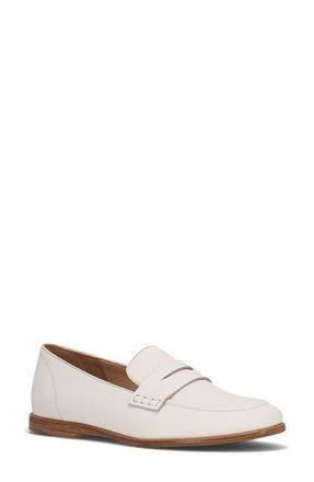Frye Faith Penny Loafer in White at Nordstrom, Size 6.5