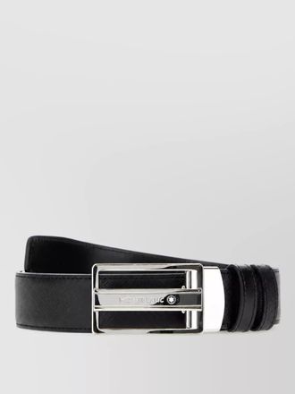 Montblanc leather reversible belt