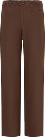 Ichi Ichi - Wijde broek - Dames - Broeken - Bruin - Maat: XL