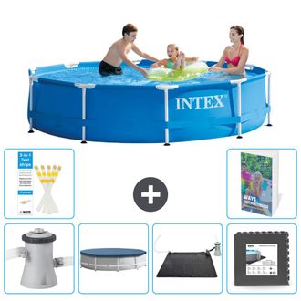 Intex Piscina Con Estructura Redonda - 305x76 Cm - 7-piezas S195