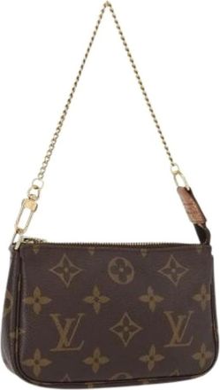 Louis Vuitton Pre-owned Mini Bags, female, Brown, Size: ONE SIZE Pre-owned Canvas Mini Bag