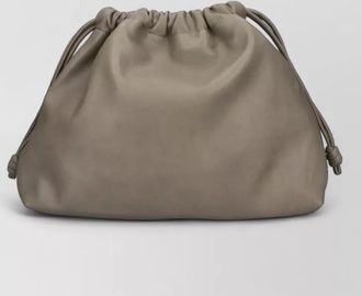 Frankie Shop compact neutral bucket bag soft texture