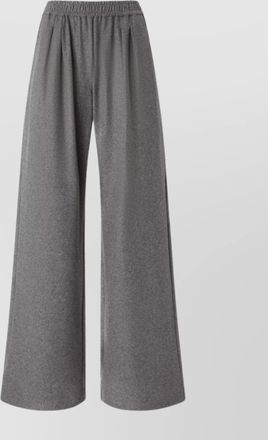 Pinko high-rise flannel wide-leg trousers