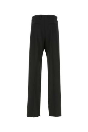 Versace Stretch Wool Trousers - Black