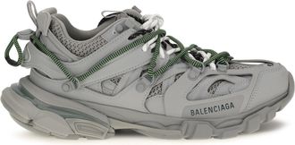 Balenciaga Mens Sneakers Track Trail Laces Grey-Yellow-White-Navy Polyurethane Trainers Grey/yellow/white/navy