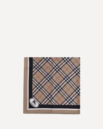 Burberry Silk Check Scarf Female UNI