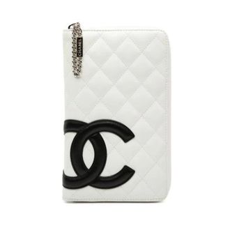 Chanel Pre-owned Wallets, female, White, Size: ONE SIZE Pre-owned Leather Wallet