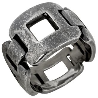Herm&egrave;s Silver Silver 925 Band Ring (Pre-Owned)