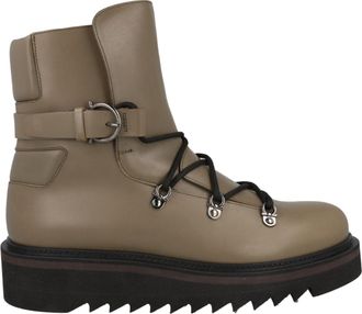 Ferragamo Giulio Lace-Up Demi Boots