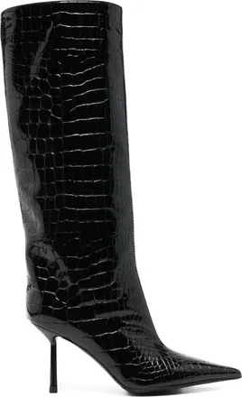 Le Silla 80mm Bella boots - women - Other fibres - 40 - Black