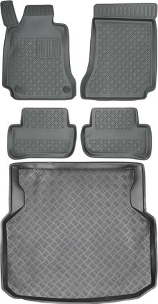 OEM Juego De Alfombrillas Para Coche Y Maletero Para Mercedes Clase C W204 Familiar/sed&aacute;n (2007-2014)