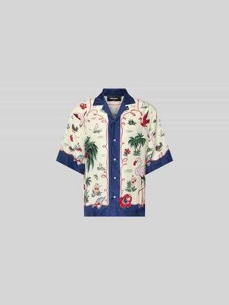Dsquared2 Regular Fit Freizeithemd mit Knopfleiste in Offwhite, Gr&ouml;&szlig;e 48