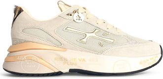 Premiata Moerund Grey Suede Blend Sneakers