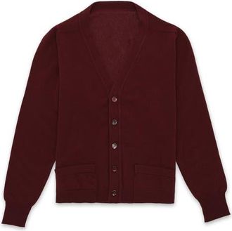 Fortela Lynch Cashmere Cardigan in Burgundy at Nordstrom, Size X-Large Eu