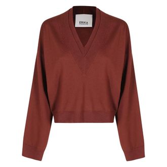 Erika Cavallini Semi Couture Dames, Truien, Bruin, Maat: S