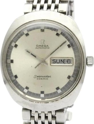 Omega Pre-owned Watches, male, Gray, Size: ONE SIZE Pre-owned Seamaster 166.035 Wristwatch