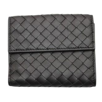 Bottega Veneta Pre-owned Portafoglio Vintage Bi-fold - - Pre-owned - Uomo - Nero - ONE SIZE