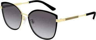 Gucci Authentieke stijlvolle zonnebril- Premium kwaliteit! - unisex - Zonnebrillen - Zwart - 57 MM - Accessoires