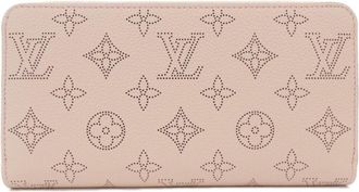 Louis Vuitton Magnolia Pink Leather Long Wallet (Bi-Fold) (Pre-Owned)