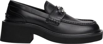 Tommy Hilfiger Leren Blokhak Instappers