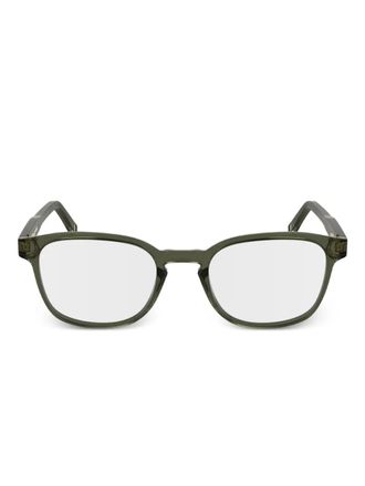 Lacoste rectangle frame glasses - Green
