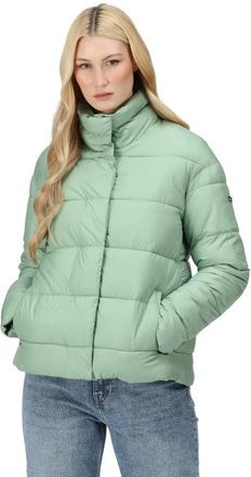 Regatta Womens Raegan Baffled Quilted Jackets, Basil, 18 UK